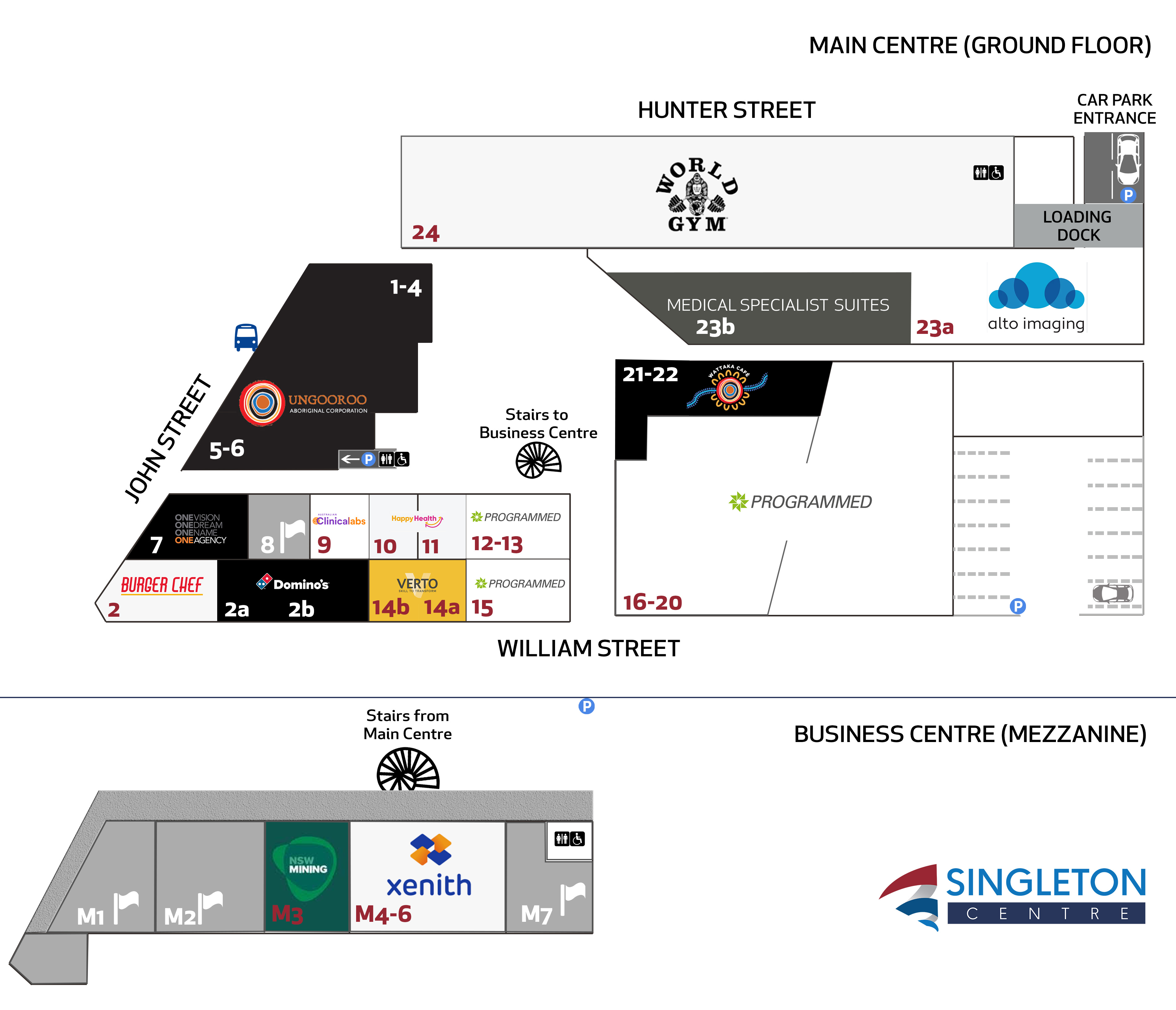 Singleton Centre Directory Leasing